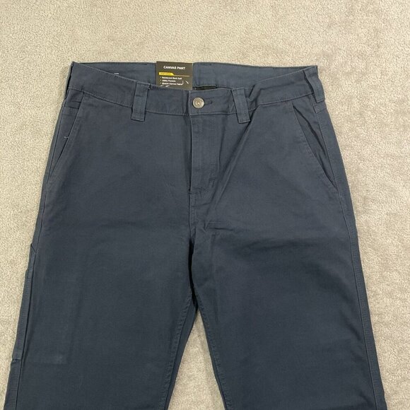 NEW Colorado Clothing Mens 32x3 Canvas Work Pants Blue Durable Stretch Fabric - Picture 8 of 9